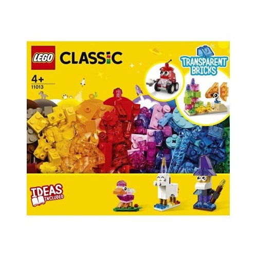 LEGO Classic Caramizi transparente creative 11013, 500 piese