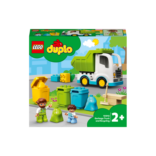 LEGO DUPLO. Autogunoiera si reciclare 10945, 19 piese