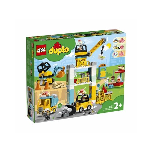 LEGO DUPLO Macara si Constructie 10933, 123 piese