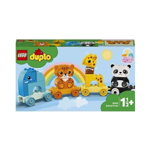 LEGO DUPLO. Primul meu tren cu animale 10955, 15 piese