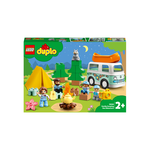 LEGO DUPLO Rulota de vacanta a familiei 10946, 30 piese
