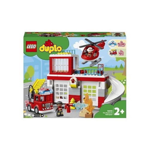 LEGO DUPLO. Statie de Pompieri si elicopter 10970, 117 piese