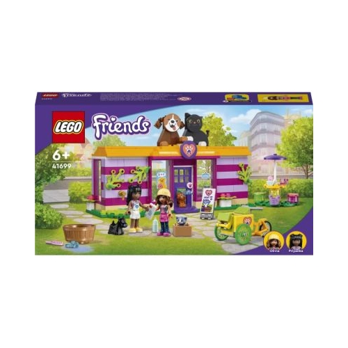 LEGO Friends. Cafeneaua de la adapostul pentru adoptia animalutelor 41699, 292 piese