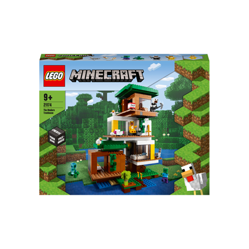 LEGO Minecraft Casuta din copac 21174, 909 piese