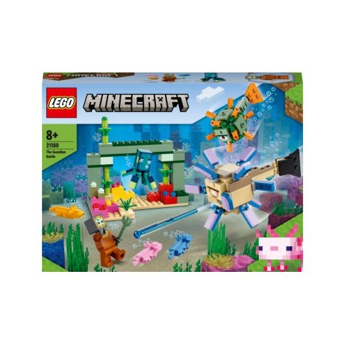 LEGO Minecraft Duelul cu Gardianul 21180, 255 piese LEGO Minecraft Lego grupdzc