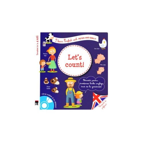 Let's count! + CD I learn English with Peter and Emily - Larousse