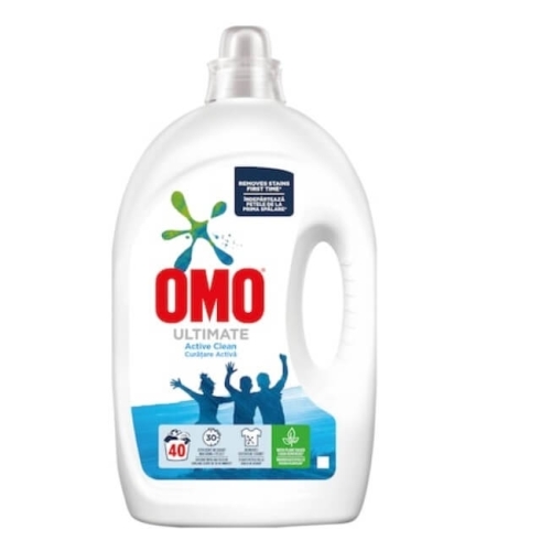 Omo Detergent lichid Active Clean 2L, 40 spalari