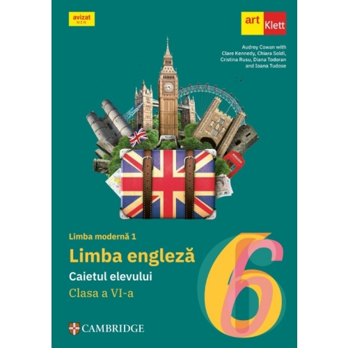 Limba Engleza caietul elevului pentru clasa a 6-a. Limba moderna 1 Make it - Audrey Cowan Clare Kennedy Limbi straine Clasa 6 Art Klett grupdzc