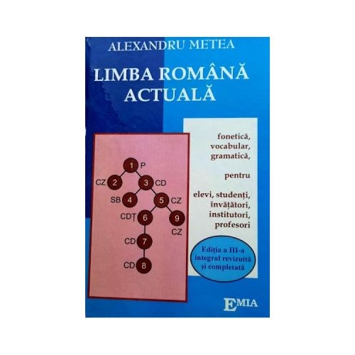 Limba romana actuala - Alexandru Metea, Ed. Emia, Auxiliare Limba si literatura romana Clasele 5-8 si 9-12