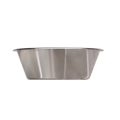 Castron conic jos, inox, capacitate 2 litri, diametru 250mm, inaltime 75mm