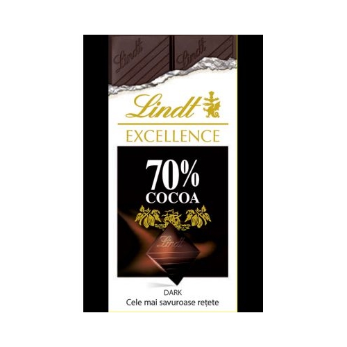 Lindt Excellence 70 % cacao dark. Cele mai savuroase retete - Larousse