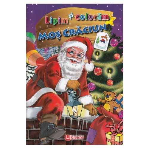 Lipim si coloram. Mos Craciun