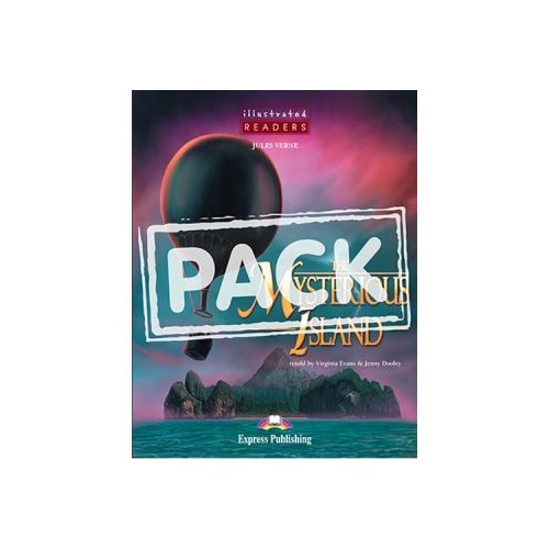 Literatura adaptata pentru copii Benzi desenate The mysterious island cu CD - Virginia Evans, EXPRESS PUBLISHING, Povesti pentru copii in limba engelza