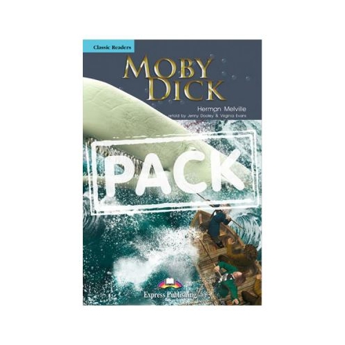 Literatura adaptata pentru copii Moby Dick cu Multi-Rom PAL (audio CD/DVD) - Jenny Dooley, EXPRESS PUBLISHING, Povesti pentru copii in limba engelza