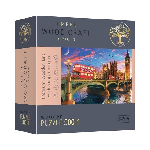 Puzzle din lemn obiectivele turistice din Londra 500+1 piese