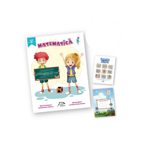 Matematica, clasa a IV-a + carte cadou „Invatam altfel” + caiet matematica oferit gratuit