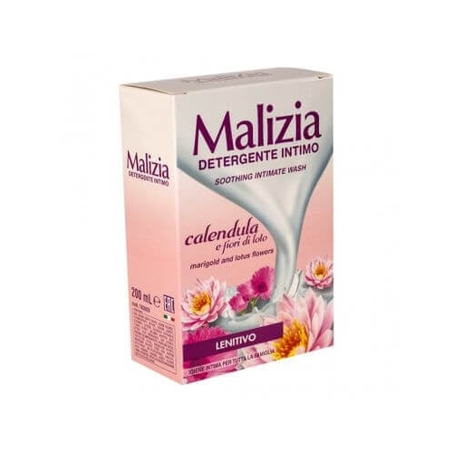 Malizia Marigold and Lotus Flowers Lotiune pentru zona intima lenitivo, 200 ml