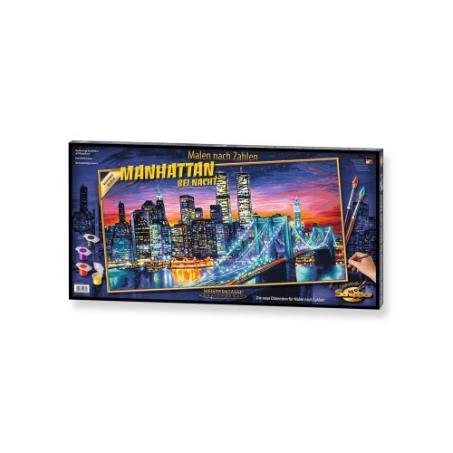 Kit pictura pe numere, Manhattan noaptea, Schipper