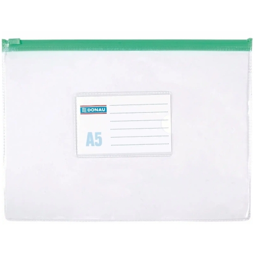 Mapa din plastic, A5, inchidere cu fermoar (DN100597)