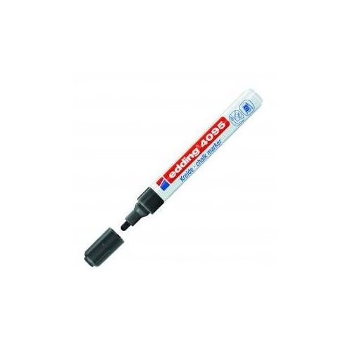 Marker pentru sticla Edding 4095, creta lichida pe baza de apa, 2-3mm, negru (ED040951)