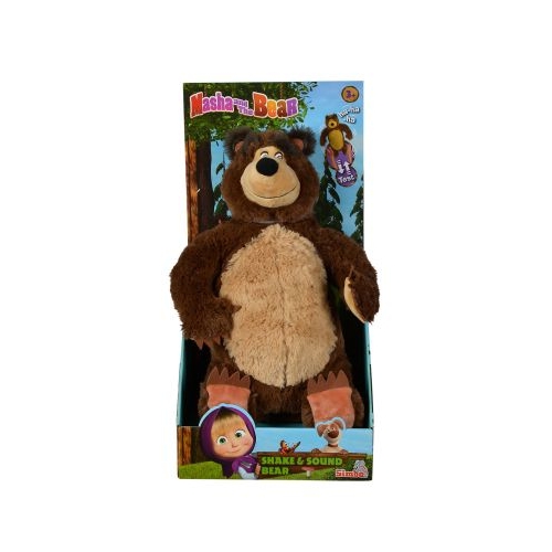 Urs de plus Masha cu sunete, Masha