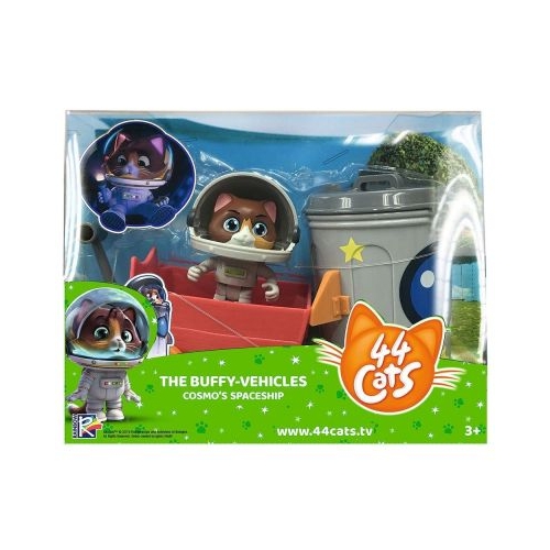 Set figurina Cosmo cu nava spatiala, 44 de pisici