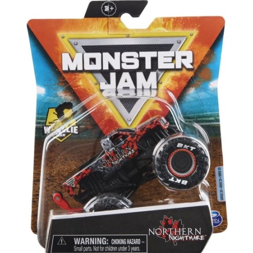 Monster Jam masinuta metalica Northern Nightmare scara 1: 64