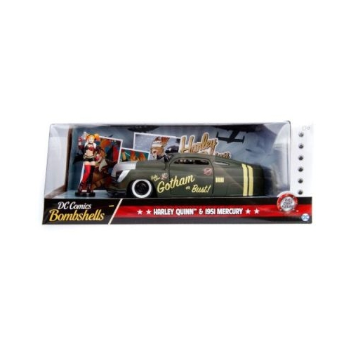 Masina 1951 Mercury Harley Quinn - Dc Comics Bombshells, JadaToys