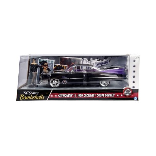 Masina 1959 Cadillac cat woman - DC Comics Bombshells, JadaToys