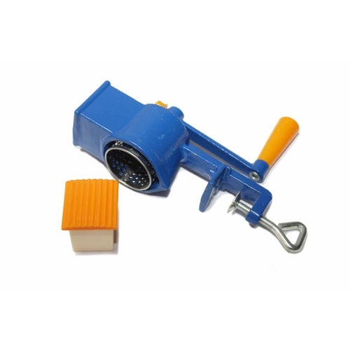 Masina de macinat nuca, din fonta, albastra