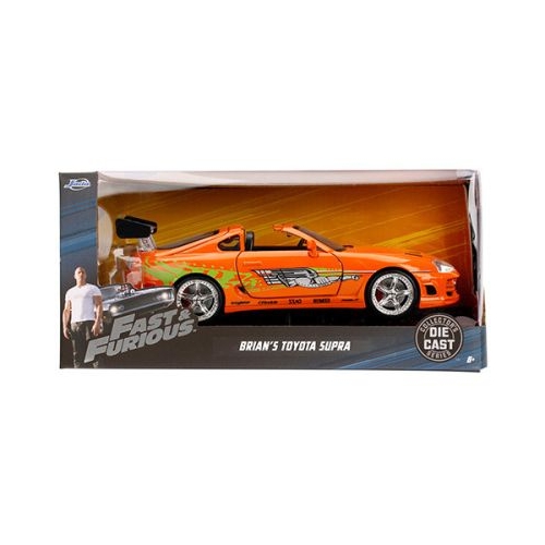 Masinuta metalica Fast and Furious cu telecomanda RC Brian's Toyota, JadaToys