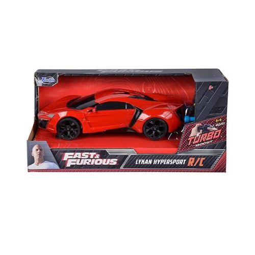 Masinuta metalica Fast and Furious cu telecomanda RC Lykan Hypersport, JadaToys