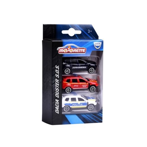 Set 3 masini Dacia Duster, Majorette Masini de interventie si autoutilitare Majorette grupdzc