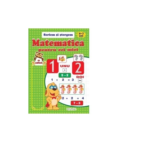 Matematica pentru cei mici 5-7 ani, Editura Erc Press, Carti educative pentru copii