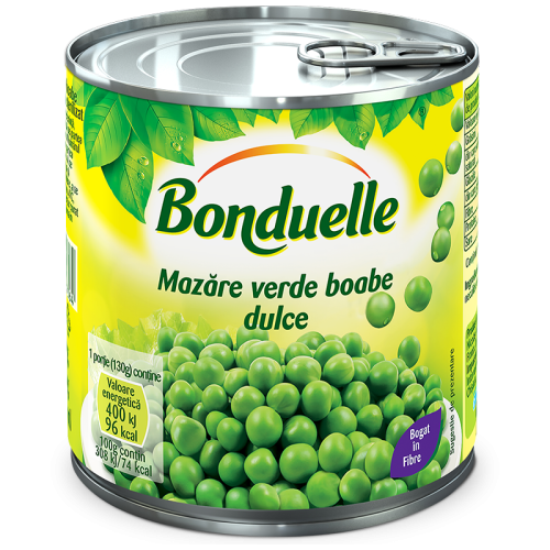 Bonduelle Mazare verde boabe dulce, 850 ml