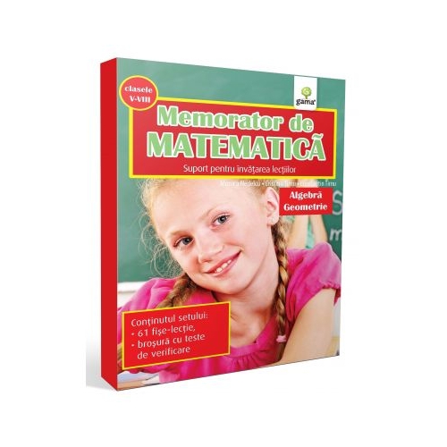 Memorator de matematica: Algebra, geometrie. Suport pentru invatarea lectiilor - Constantin Timu