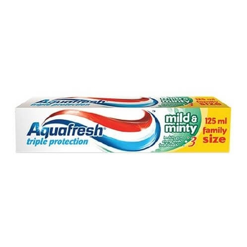 Aquafresh Pasta de dinti triple protection mild&minty, 125 ml. Produs pentru igiena dentara