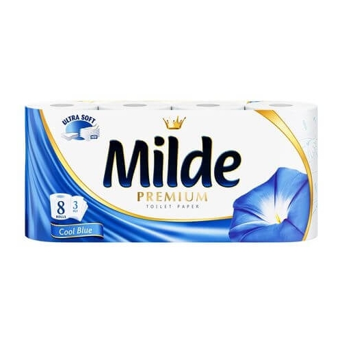 Milde Cool Blue Hartie igienica, 3 straturi, 8 rolepe grupdzc.ro✅. Descopera gama copleta de produse la oferte speciale✅!