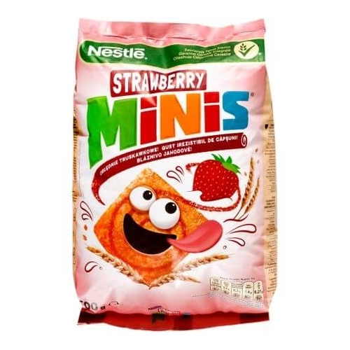 CiniMinis Cereale cu capsuni, 500 gpe grupdzc.ro✅. Descopera gama copleta de produse la oferte speciale✅!