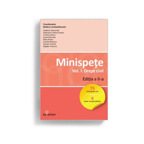 Minispete. Vol. I. Drept civil. Ed. a II-a - Rodica Constantinovici