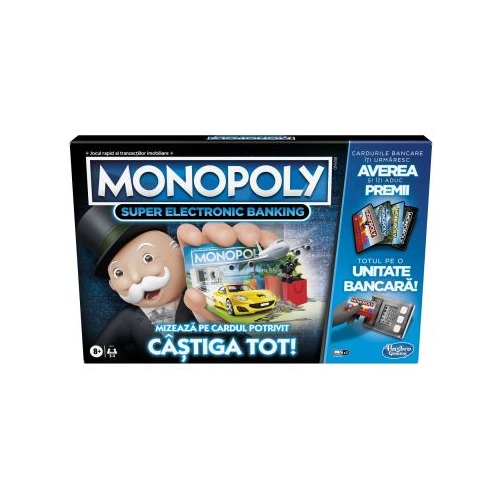 Joc de societate-Monopoly super electronic banking-castiga tot, Monopoly
