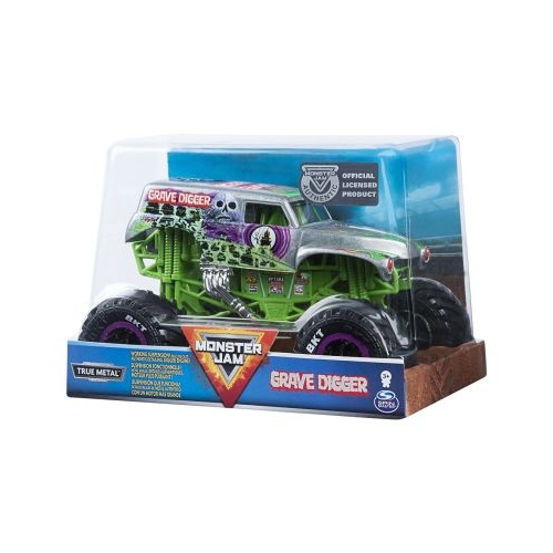 Monster Jam, macheta metalica scara 1: 24 Groparul, Spin Master