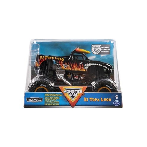 Monster Jam, macheta metalica scara 1 la 24 El Toro Loco, Spin Master