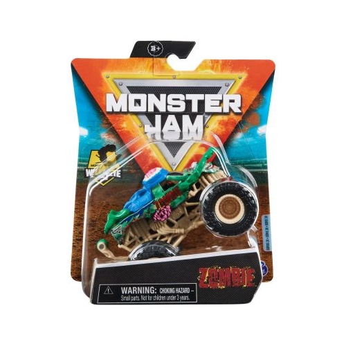 Monster Jam Masinuta metalica Zombie scara 1: 64