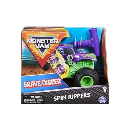 Monster Jam Seria Spin Rippers 1: 43, Grave Digger