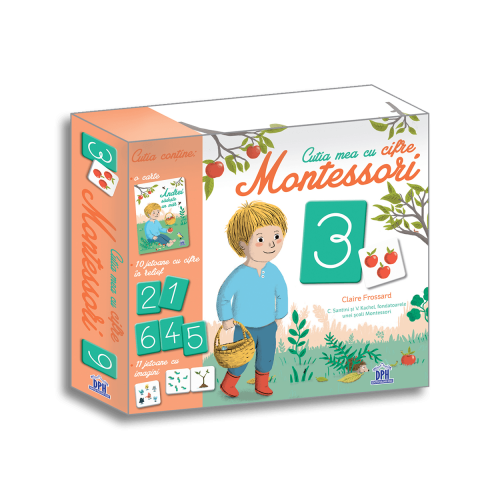 Montessori. Cutia mea cu cifre - Claire Frossard, CÃ©line Santini, Vendula Kachel, editura Didactica Publishing House