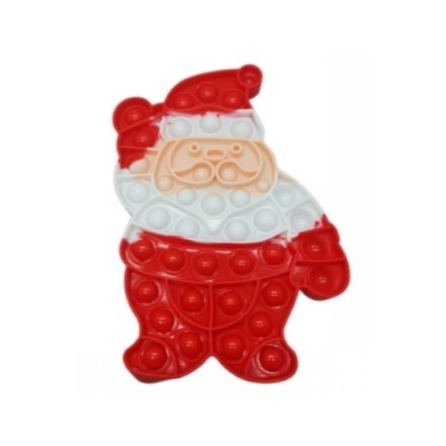 Jucarie antistres din silicon Pop it now and flip Mos Craciun rosu, FLIPPY