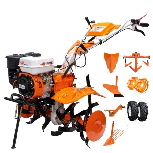 Motosapatoare Ruris 731Acc1 + Roti Cauciuc 5.00-8+Rarita+Plug+Adaptor+Dispozitiv Scos Cartofi+Roti Metalice 400 Fara Manicot+Cultivator