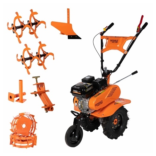 Motocultor 7CP, 212CC+plug+adaptor+roti metalice