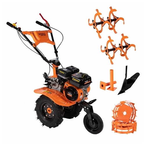 Motocultor 7CP,212CC+rarita ajustabila+roti metalice